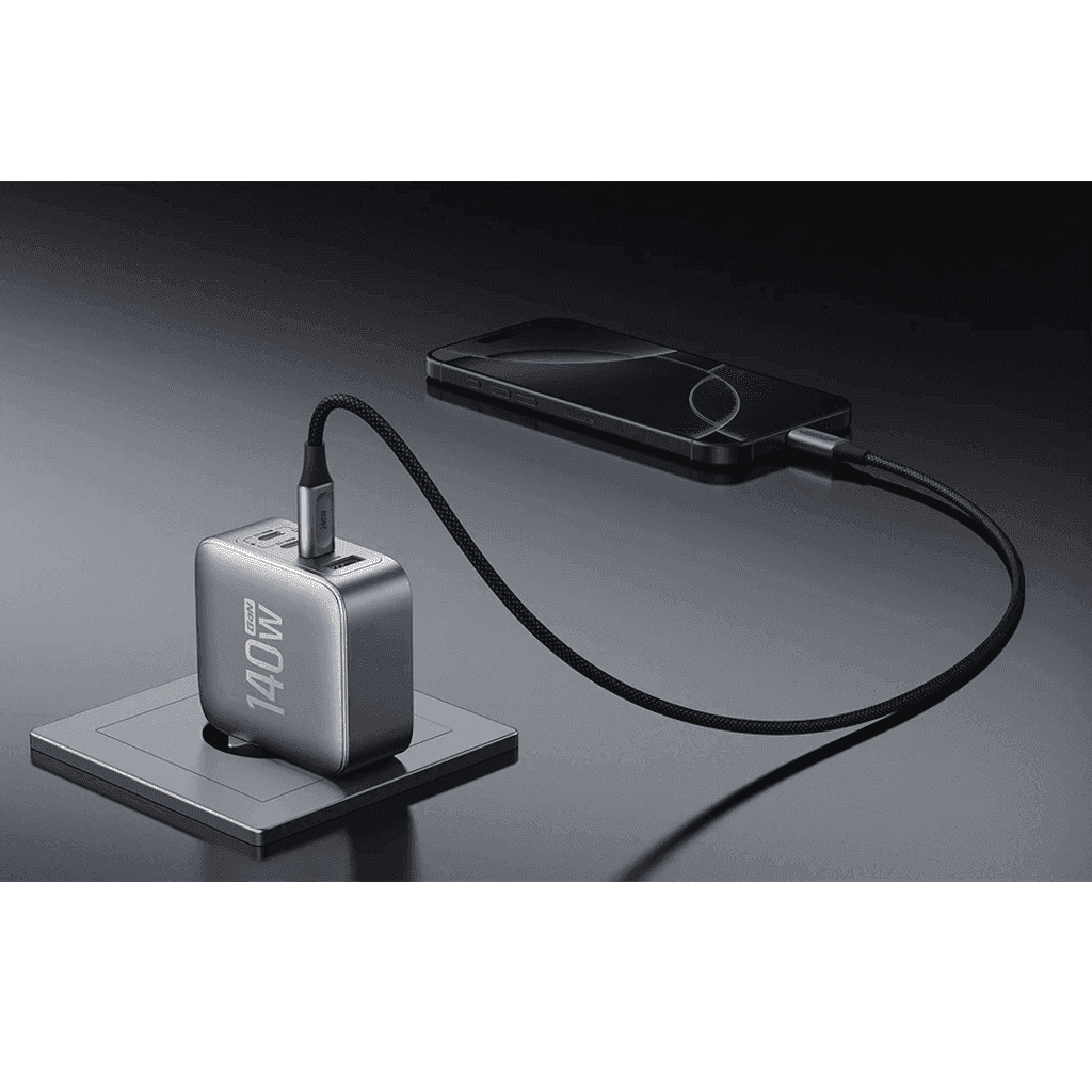 Cargador 65W EcoFlow GaN RAPID con Cable — vista 3