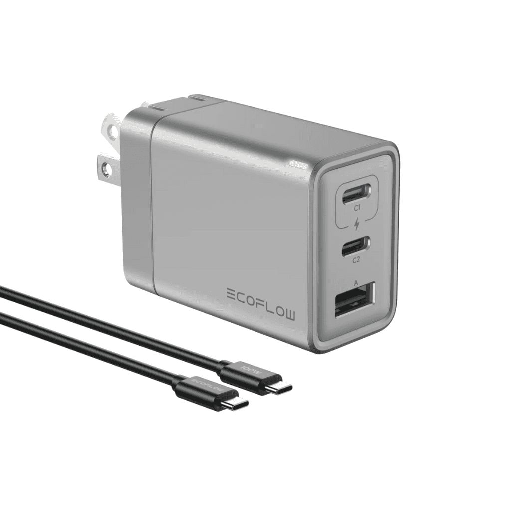 Cargador 65W EcoFlow GaN RAPID con Cable — vista 1