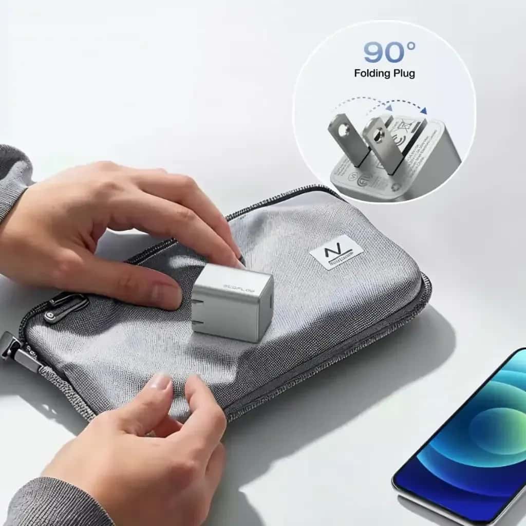 Cargador 30W EcoFlow GaN USB-C — vista 3
