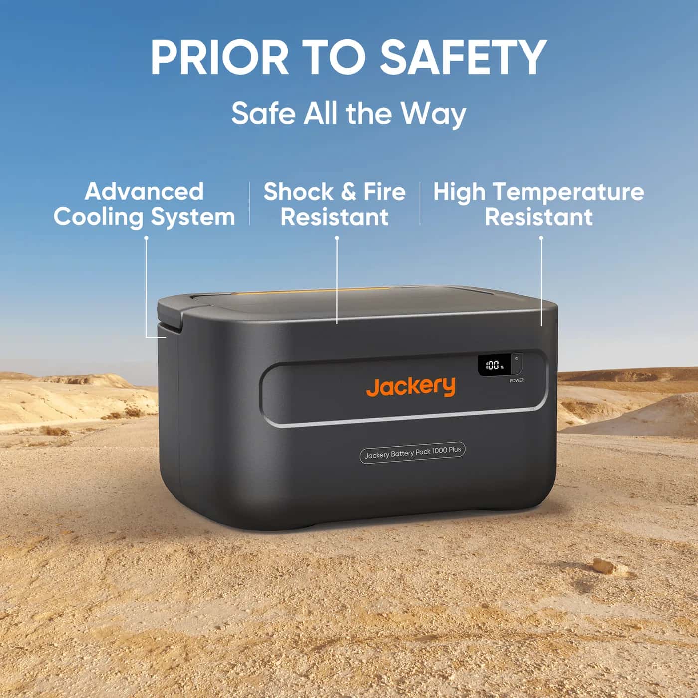 Batería adicional Jackery 1264Wh para Explorer 1000 Plus — vista 4