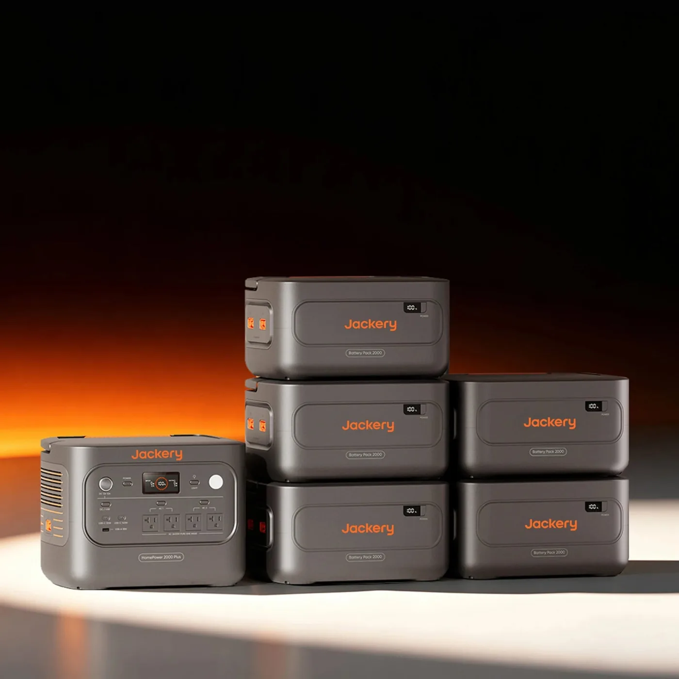 Batería adicional Jackery 2048Wh para HomePower 2000 Plus v2 — vista 2