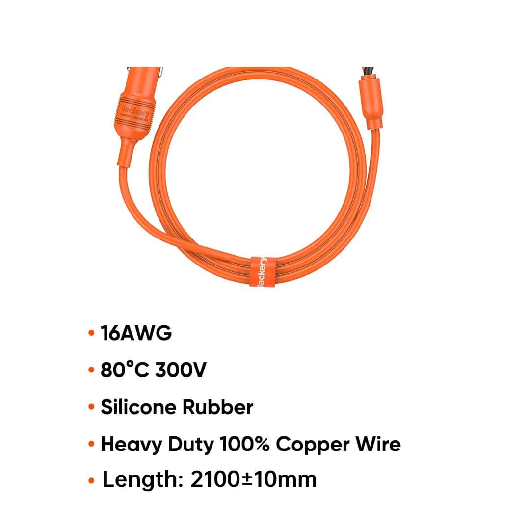 Cable de carga a batería de carro 12V Jackery — vista 2
