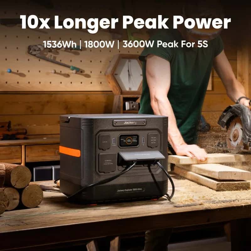 Jackery Explorer 1500 Ultra 1536Wh 1800W — vista 5