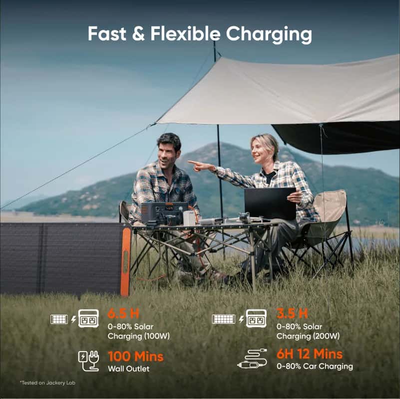 Jackery Explorer 600 v2 640Wh 500W — vista 3