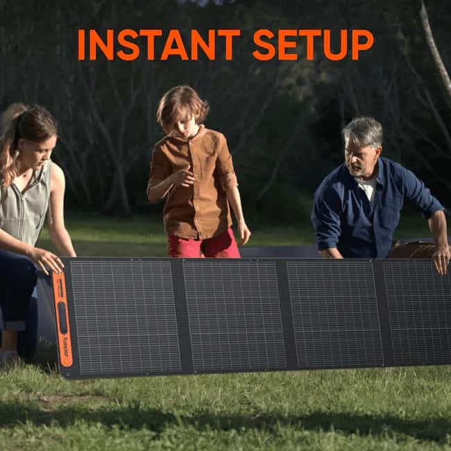 Panel Solar 200W Jackery SolarSaga — vista 2