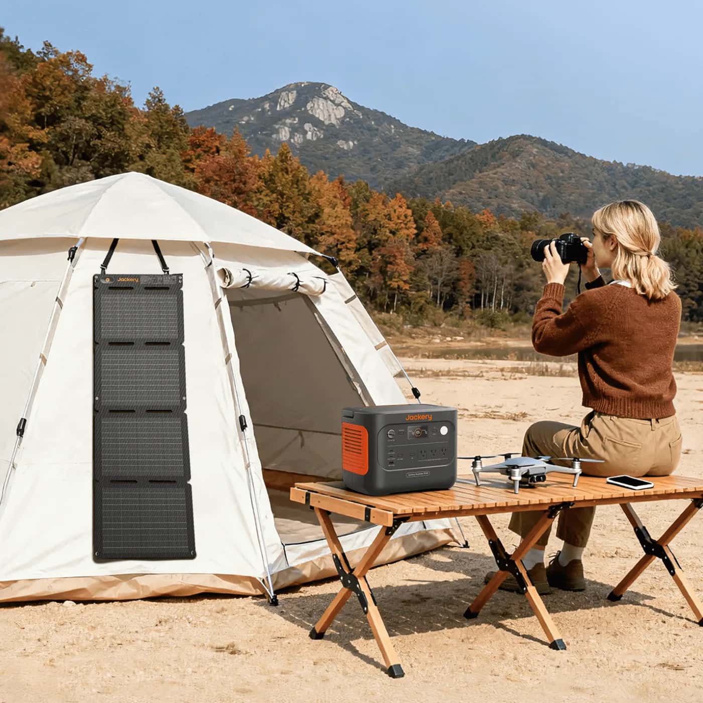 Panel Solar 40W Jackery SolarSaga 40 Air — vista 2