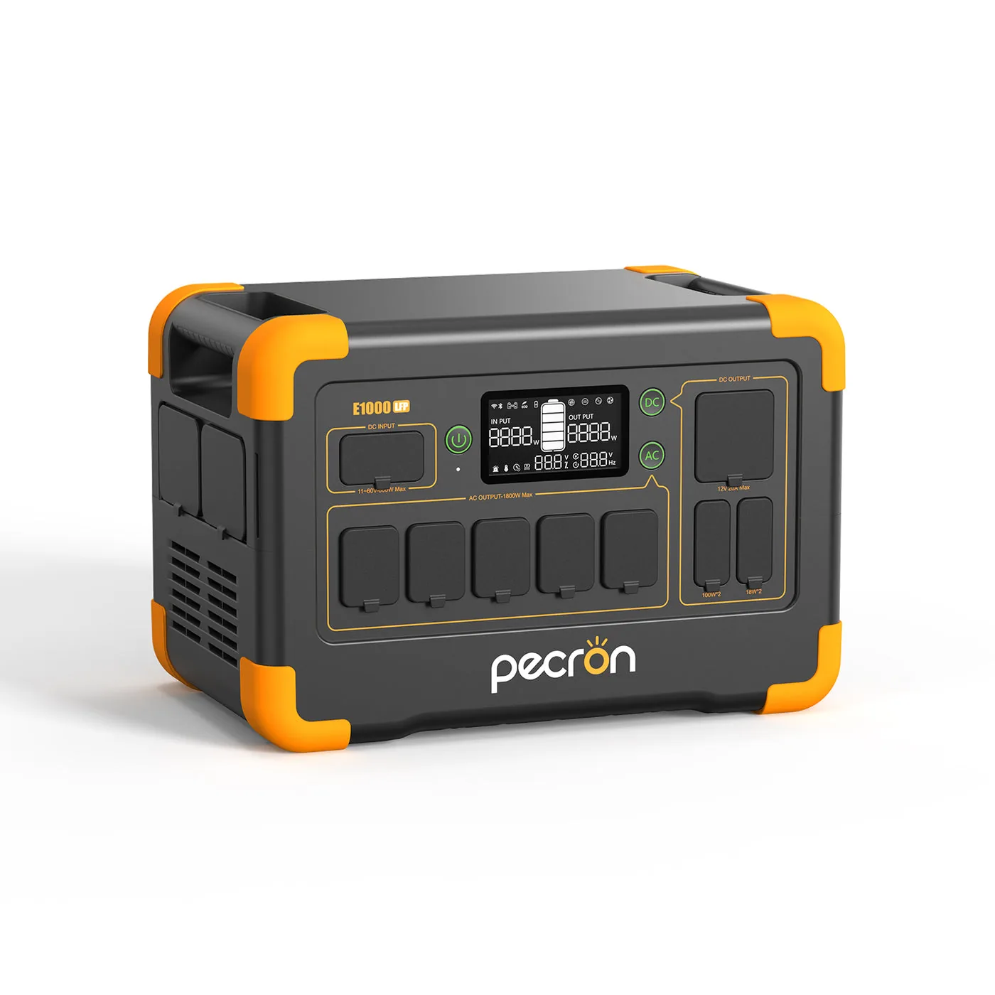 Pecron E1000LFP 1024Wh 1800W — vista 2
