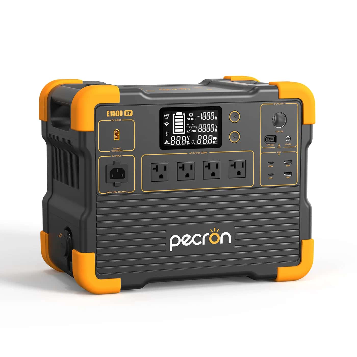 Pecron E1500LFP 1536Wh 2200W — vista 2