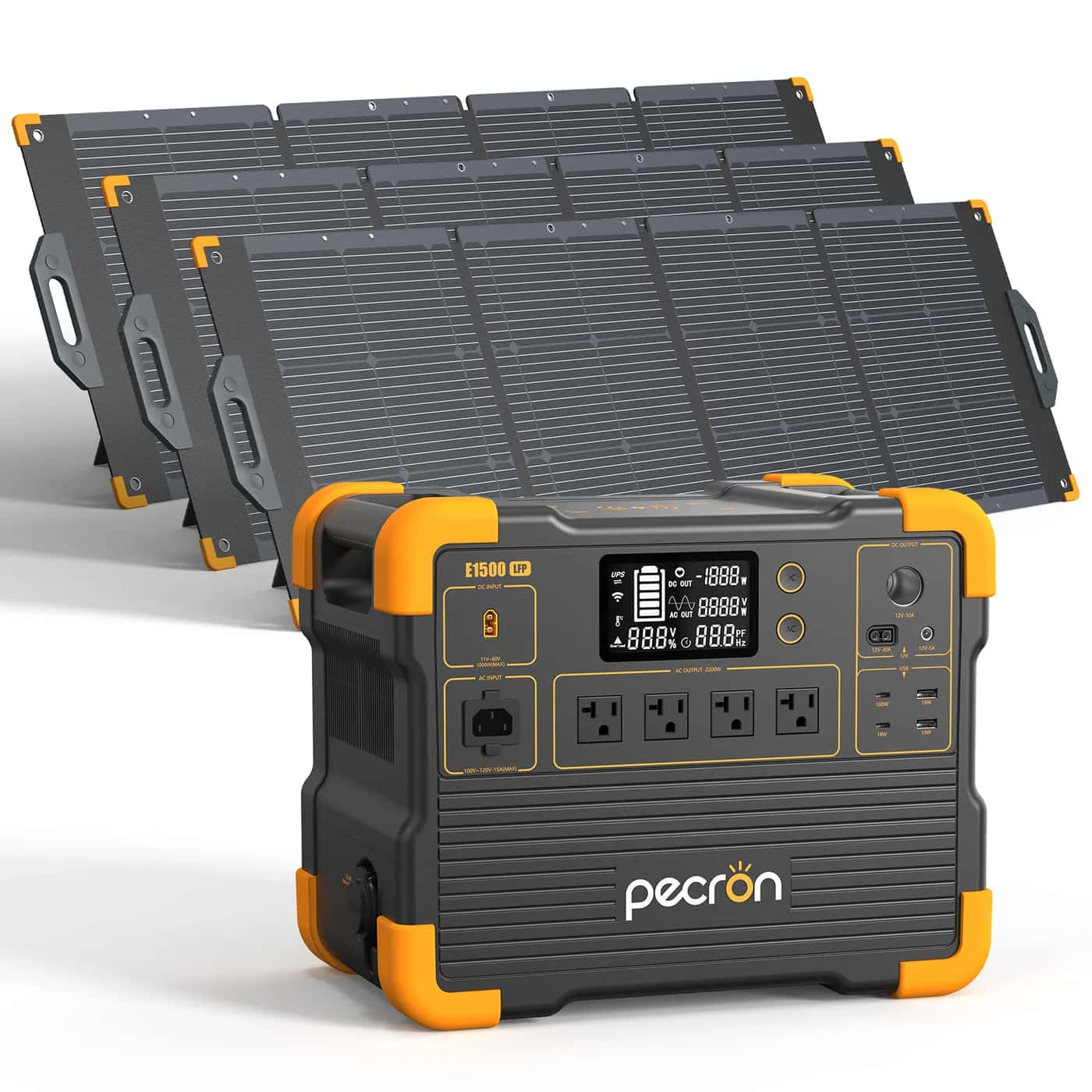 Pecron E1500LFP 1536Wh 2200W — vista 3