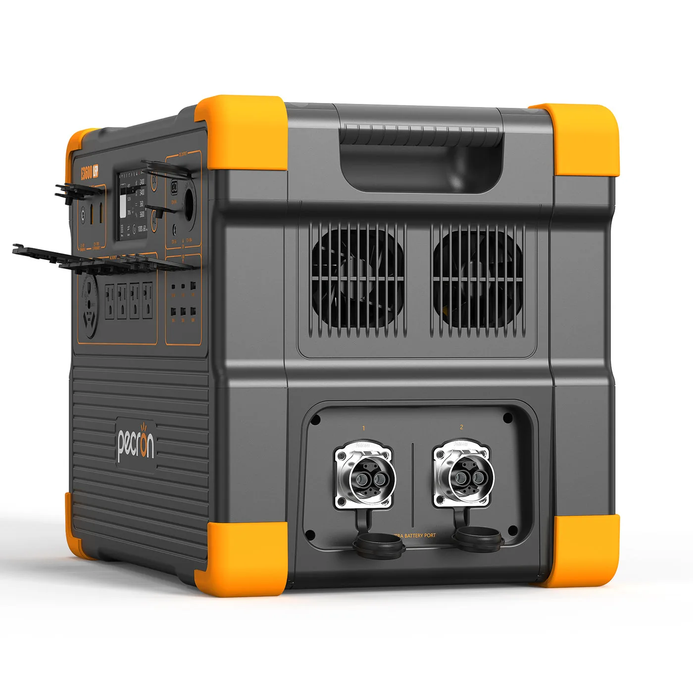 Pecron E3600LFP 3072Wh 3600W — vista 4
