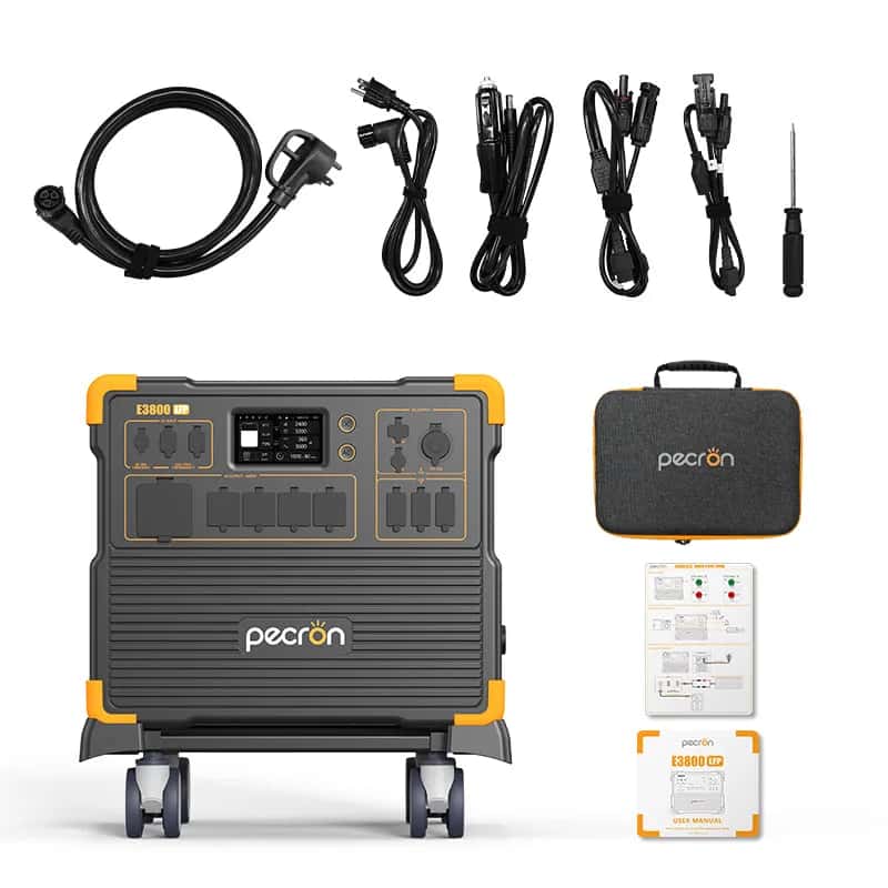 Pecron E3800LFP 3840Wh 4200W — vista 3