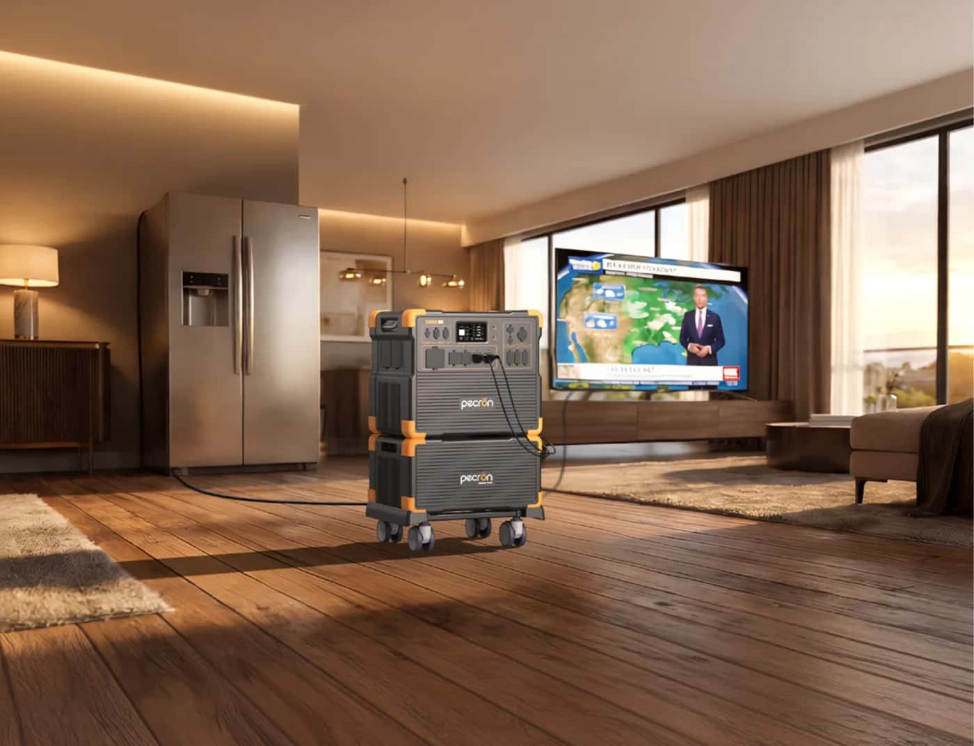 Pecron E3800LFP 3840Wh 4200W — vista 4