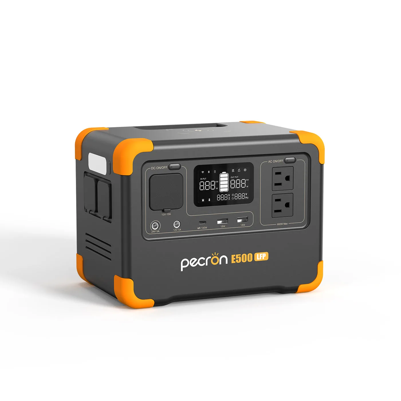 Pecron E500LFP 576Wh 600W — vista 2