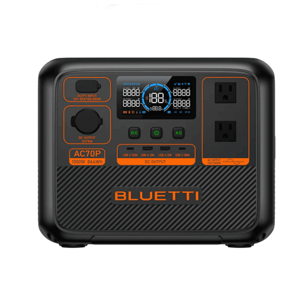 Generador Solar 1000W Bluetti AC70P