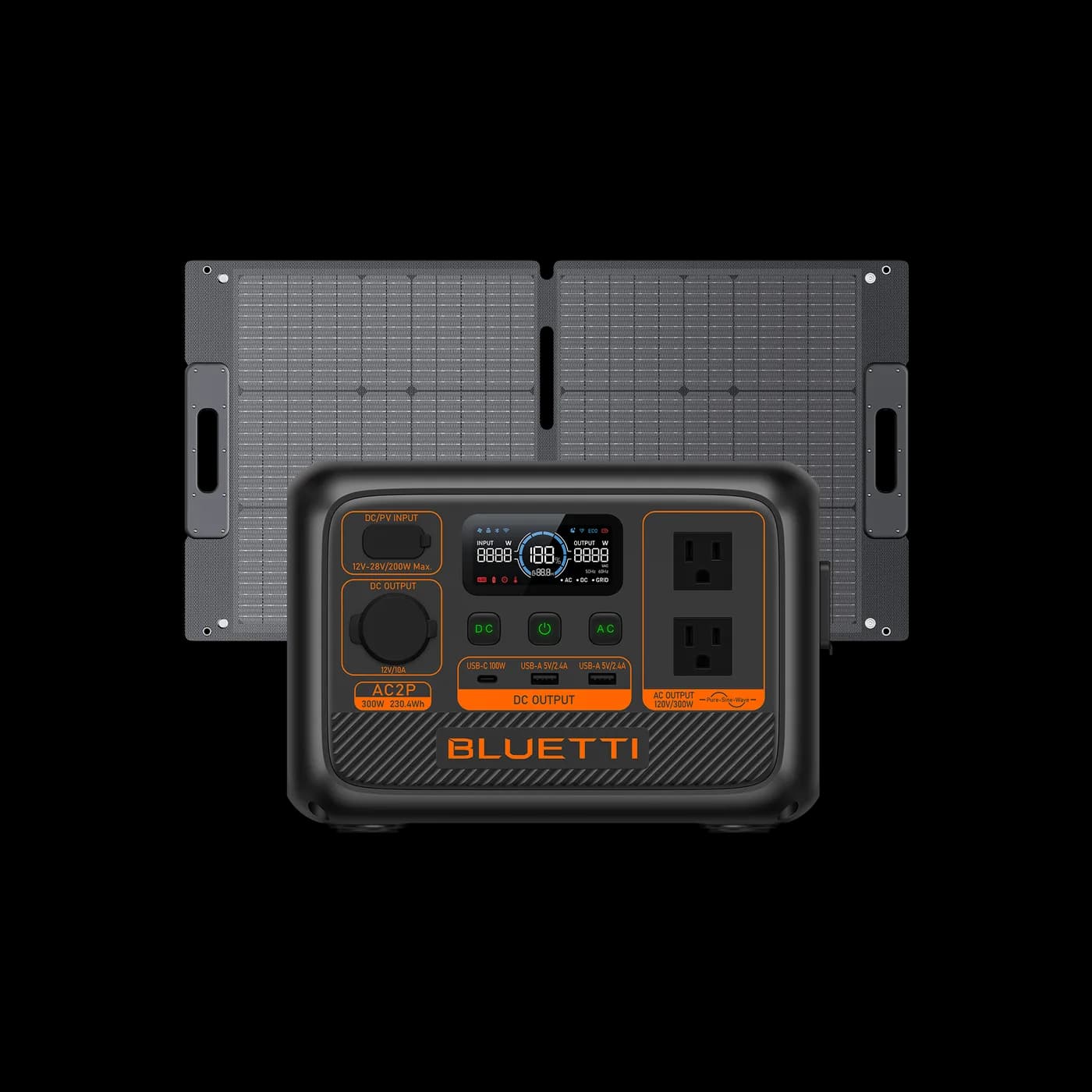 Generador Solar 300W Bluetti AC2P