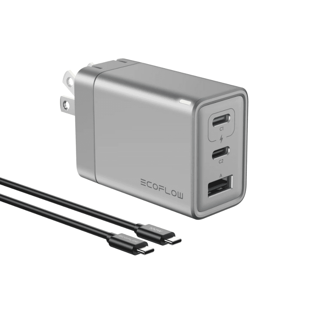 Cargador 65W EcoFlow GaN RAPID con Cable