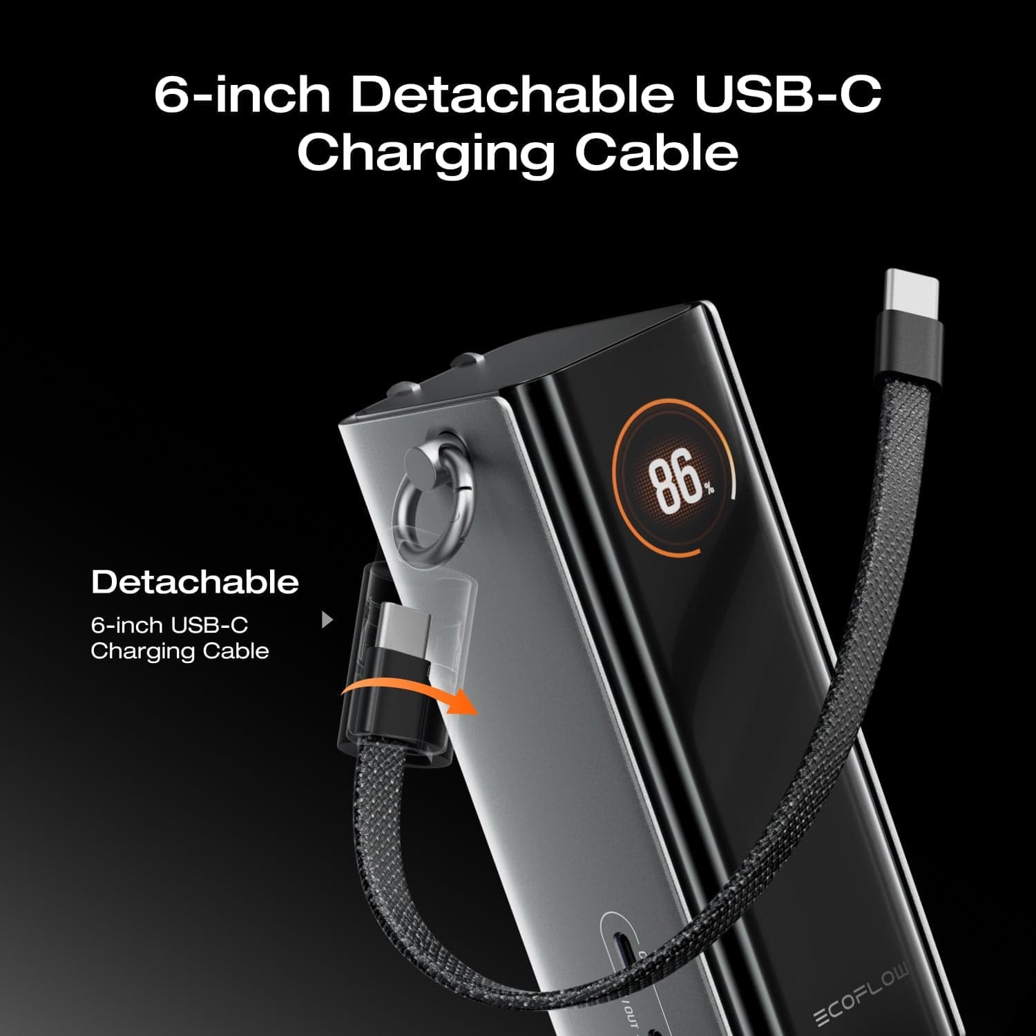 Power Bank Rapid 3 en 1 Ecoflow 10.000 mAh- 67W — vista 5