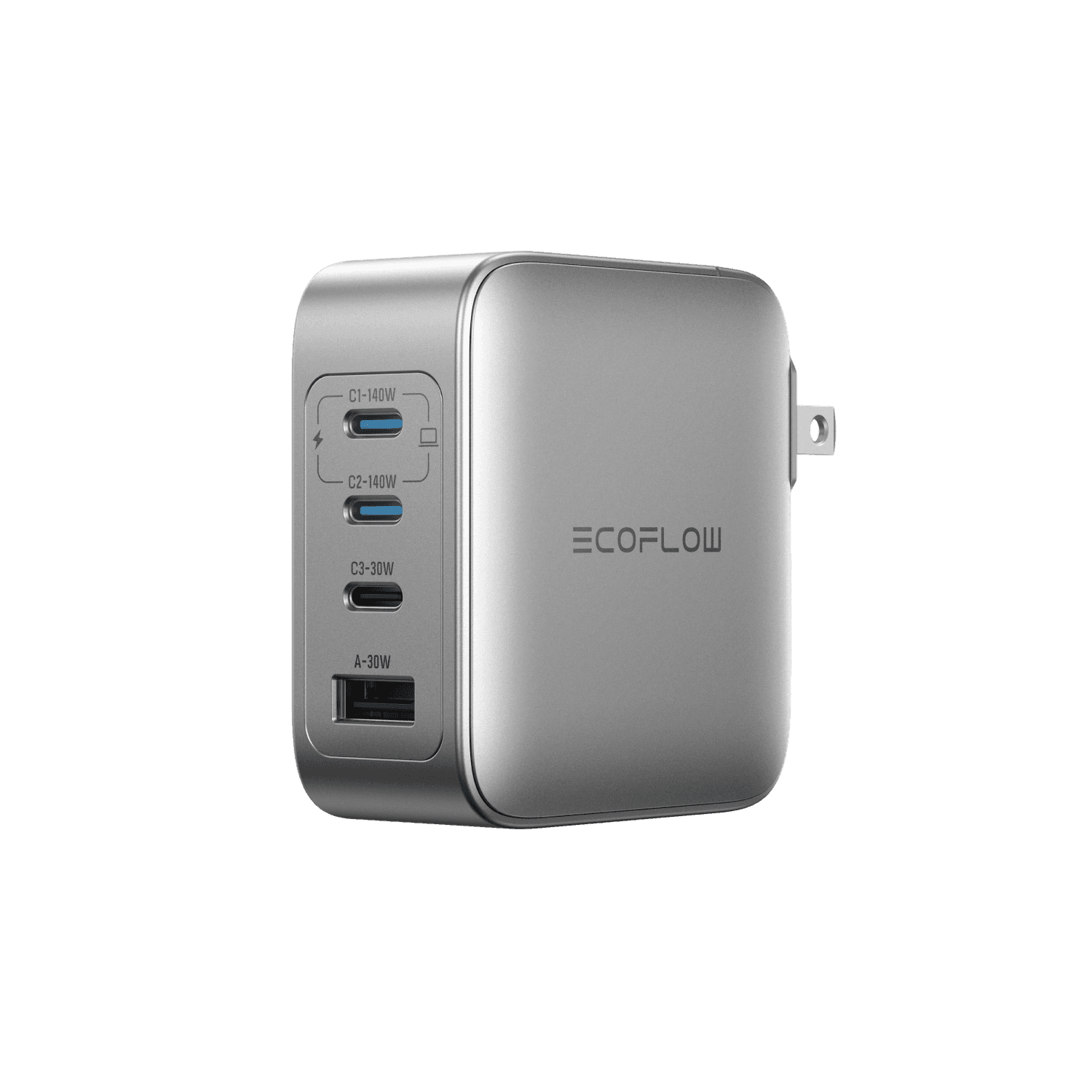 Cargador GaN EcoFlow Rapid Pro de 140 W 4 Puertos — vista 2