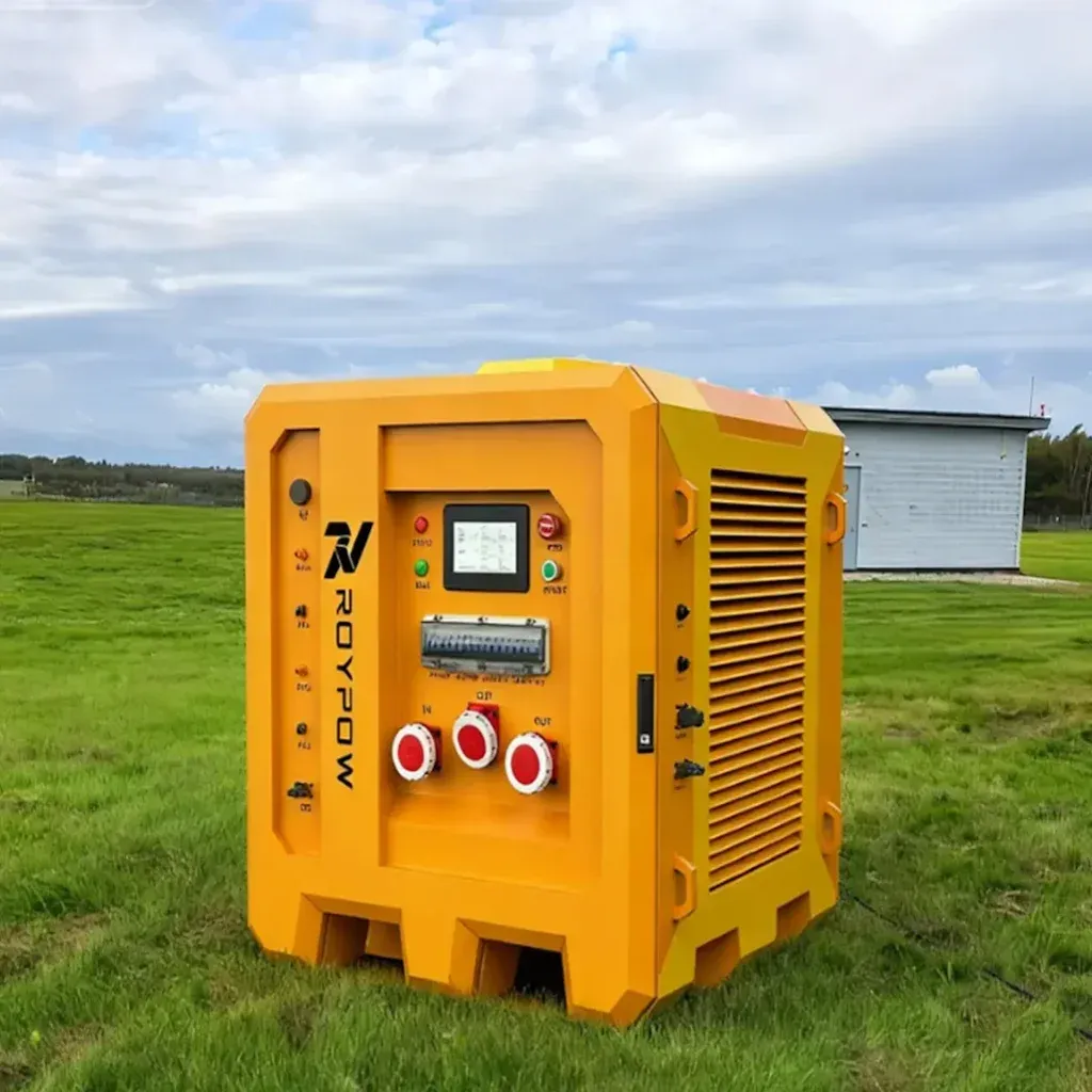 RoyPow 33 kWh en campo abierto, a la intemperie (IP54)