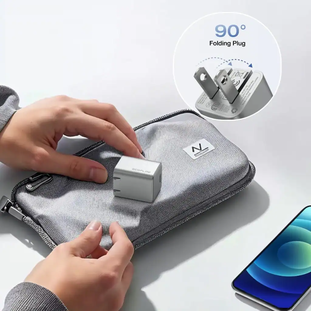 Cargador 20W EcoFlow GaN USB-C — vista 2