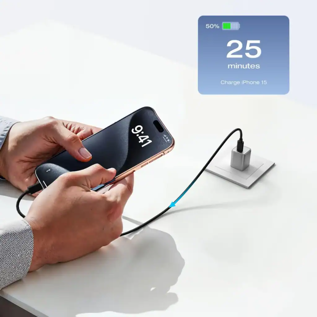 Cargador 20W EcoFlow GaN USB-C — vista 3