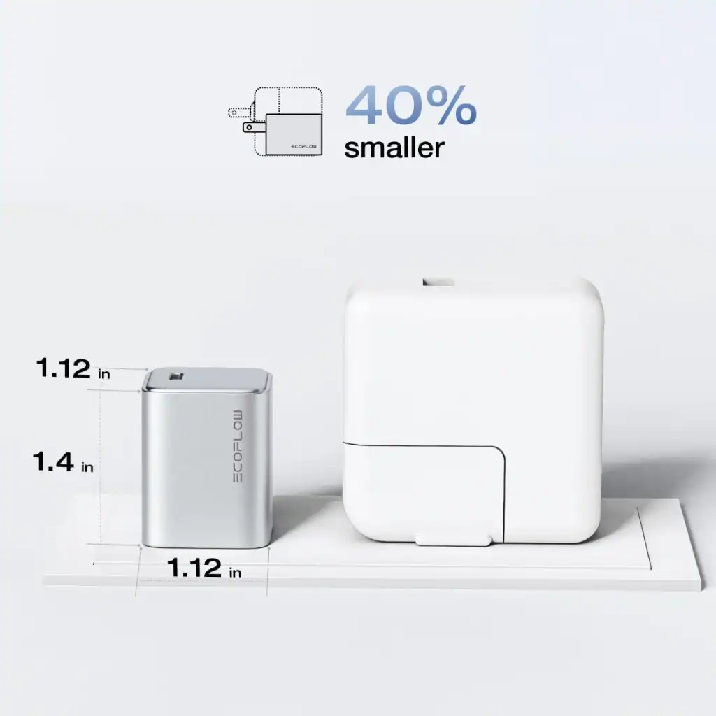 Cargador 20W EcoFlow GaN USB-C — vista 4