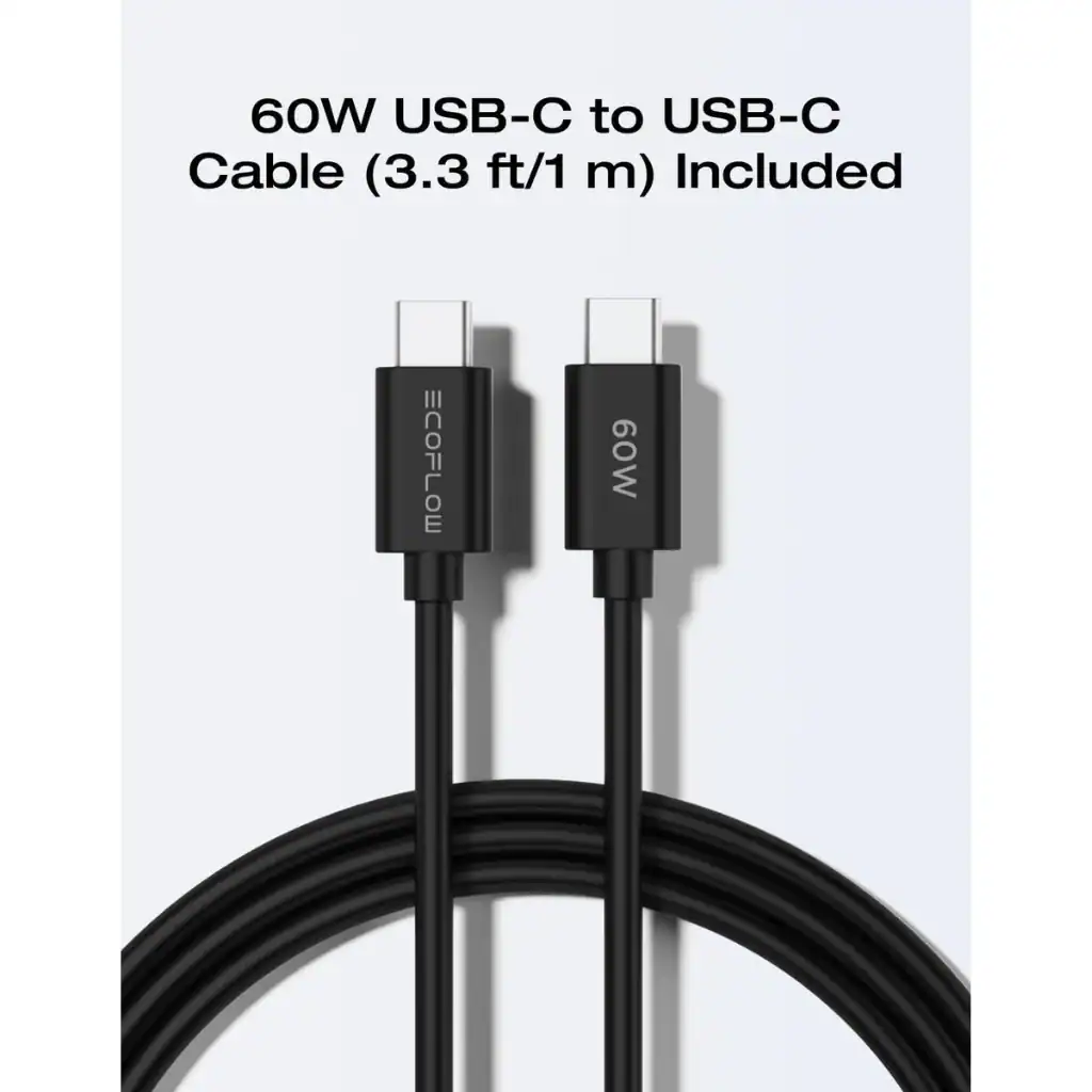 Cargador 20W EcoFlow GaN USB-C — vista 5