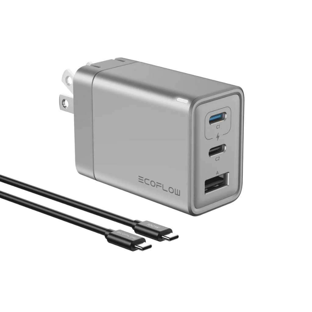 Cargador 65W EcoFlow GaN RAPID con Cable
