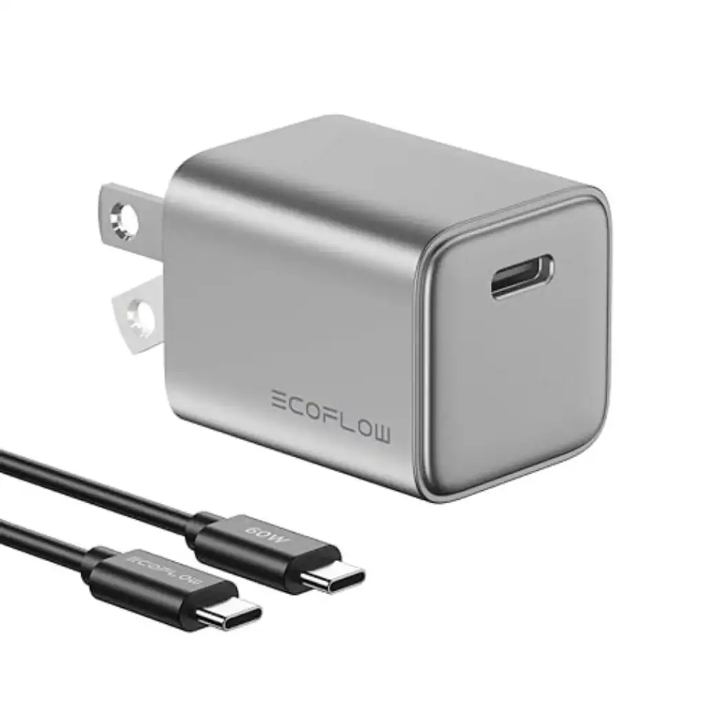 Cargador 20W EcoFlow GaN USB-C