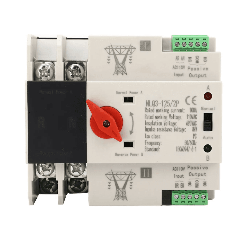 Switch Transferencia Automatica a 110V Para Estaciones Ecoflow