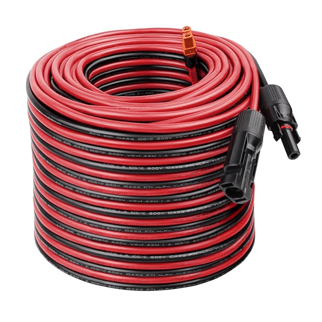 Cable Extensión de Panel Solar EcoFlow MC4 a XT60 30 Mts