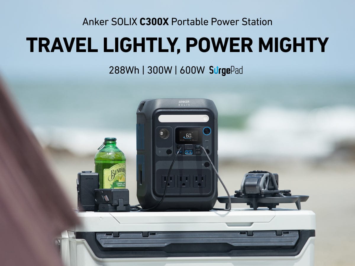 Generador Solar 300W Anker SOLIX C300X DC - foto adicional
