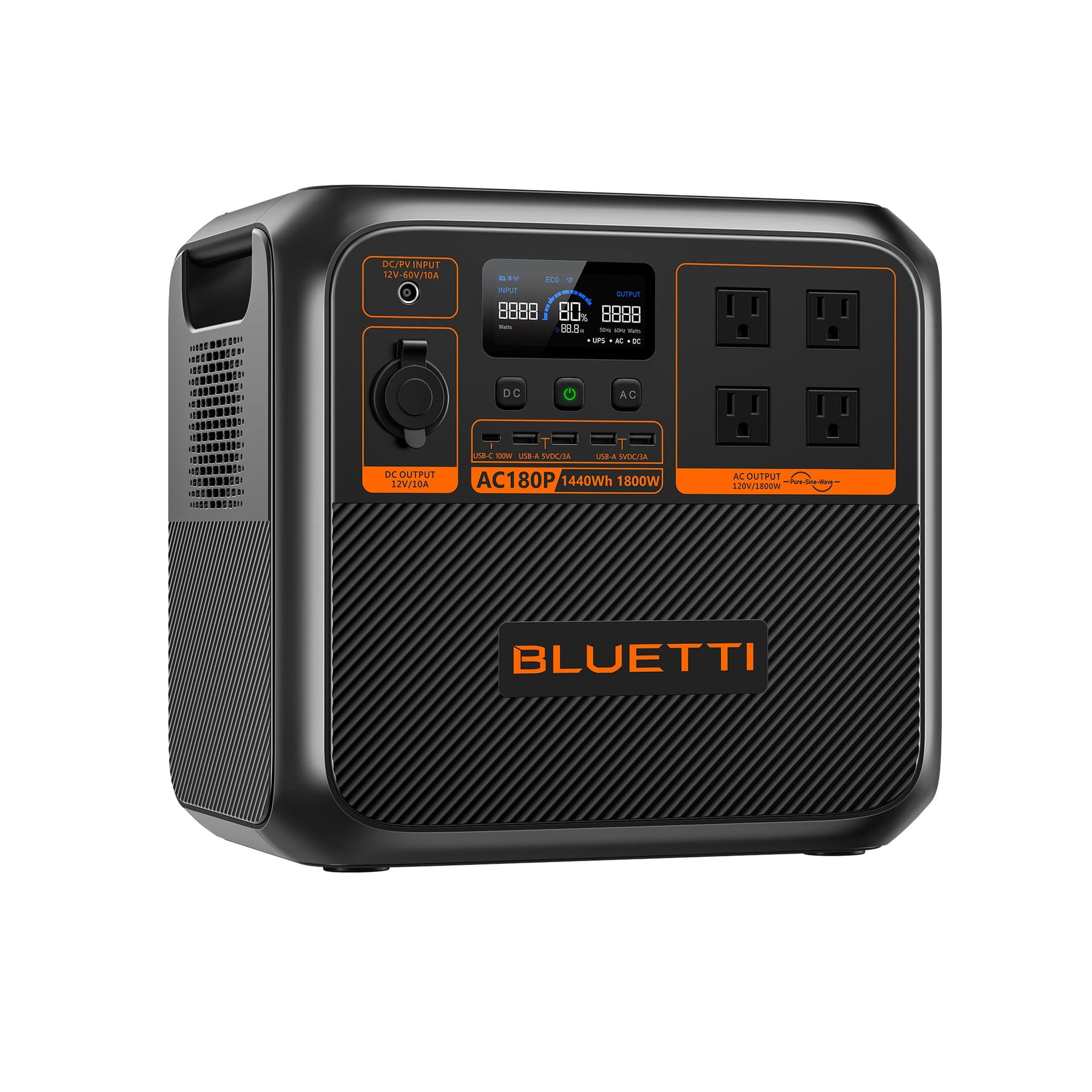 Generador Solar 1800W Bluetti AC180P - foto adicional