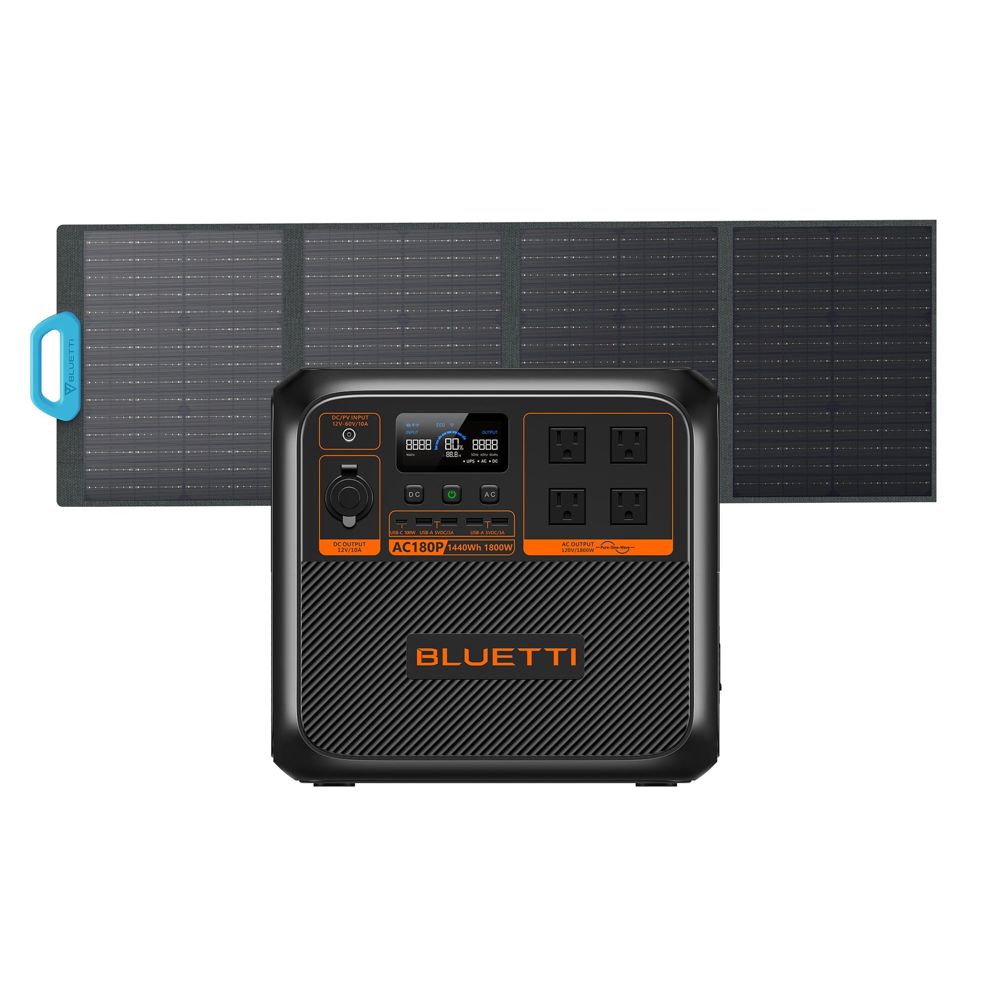 Generador Solar 1800W Bluetti AC180P - foto adicional