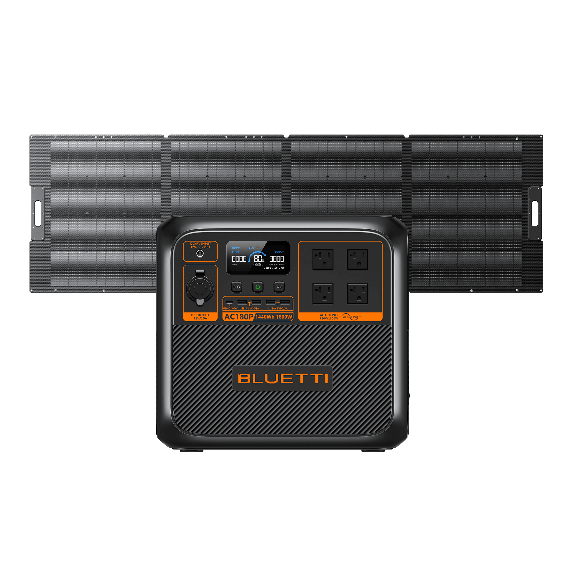 Generador Solar 1800W Bluetti AC180P - foto adicional