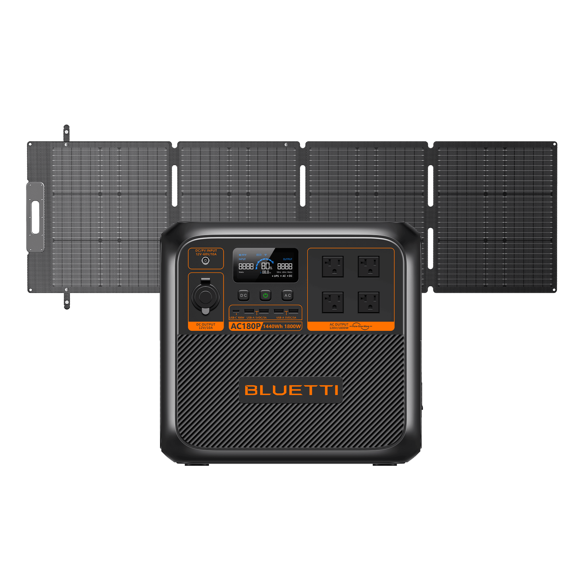 Generador Solar 1800W Bluetti AC180P - foto adicional