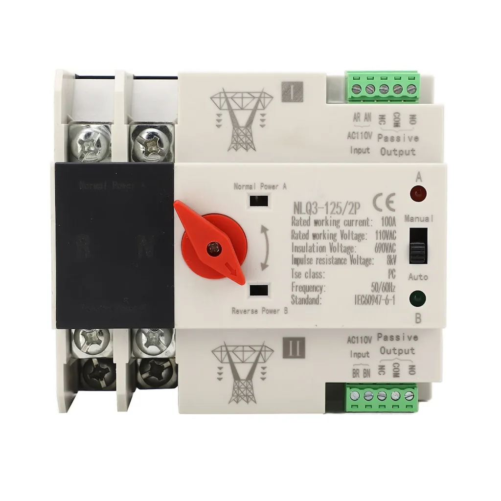 Switch Transferencia Automatica a 110V Para Estaciones Ecoflow