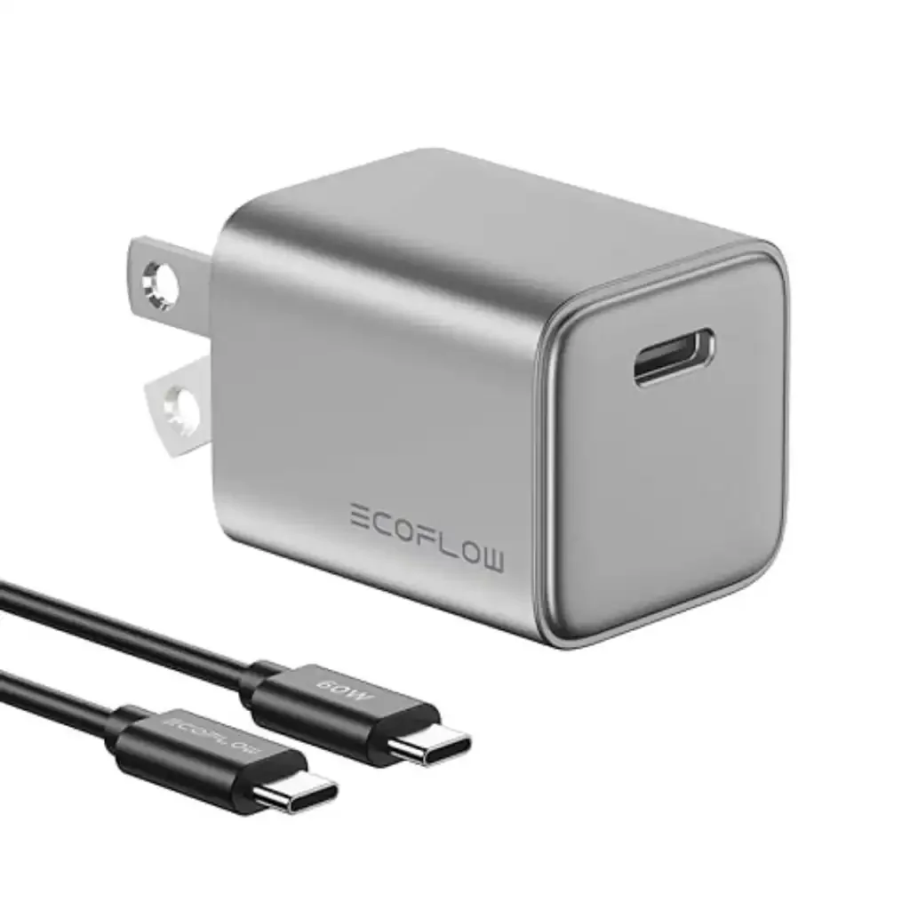 Cargador 20W EcoFlow GaN USB-C